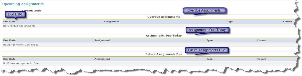 PIV Home Page: Upcoming Assignments Are any assignments missing or past due? What is due tomorrow? What is due Friday? You can find answers to these questions in PIV.