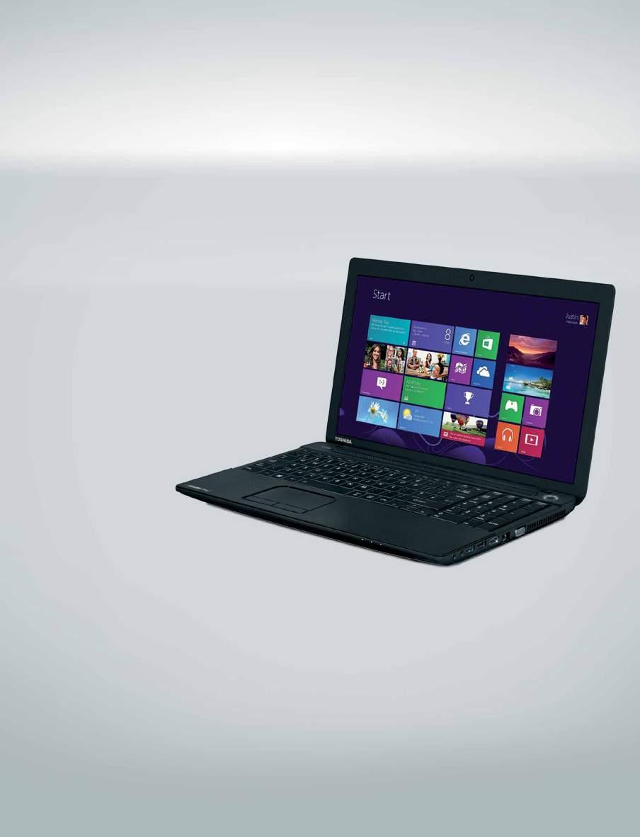CC4 Assured Laptop PCs Toshiba - Technology to maximise potential Toshiba understands the specific ICT objectives and concerns of today s educational institutions.