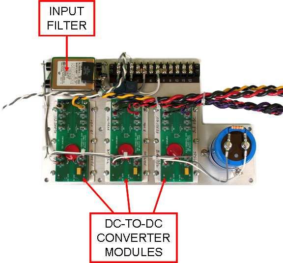 Figure A.1.15-1 Power Supply Assembly o 250Vdc Input: The input range of this version is 200 to 400VDC.
