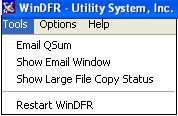 The DME system must have a network connection and an SMTP/POP3 E-mail account in order to use E-mail features. Show Email Window This selection displays the Send E-mail window (Figure 2-18).