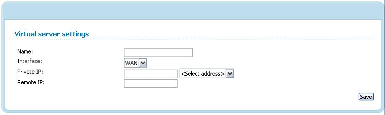 Site Setup Wizard To create a virtual server for redirecting incoming Internet traffic to a specified IP address in the LAN, click the Host site button. Figure 47.