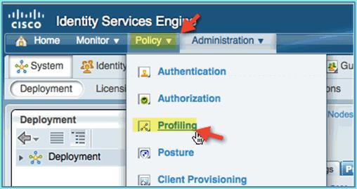 Enable ISE Profile Policies for Devices Out of the box, ISE provides a library of various endpoint profiles.