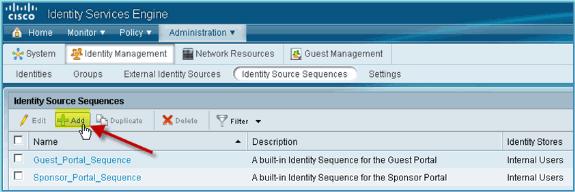 From ISE, navigate to Administration > Identity Management > Identity Source Sequences. 2.