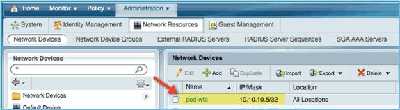 cisco for shared secret. 3. Save the WLC entry, and confirm controller on the list.