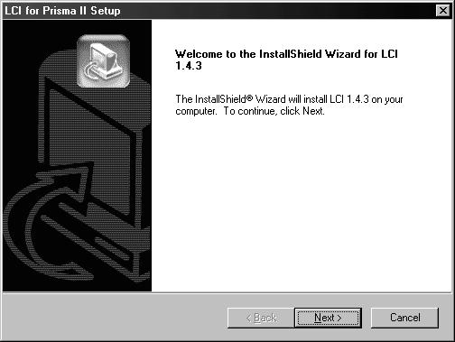 Installing LCI Introduction This section describes how to install your LCI software. Installing the LCI Software To install the LCI software, follow these steps. 1.