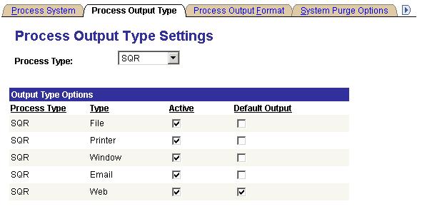 Chapter 6 Defining PeopleSoft Process Scheduler Support Information System Settings Set system settings for the following sequence keys: Process Instance, Report Instance, and Transfer Instance.