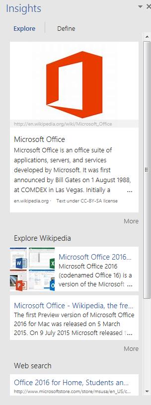 Type Microsoft Office 2016. Highlight the text.
