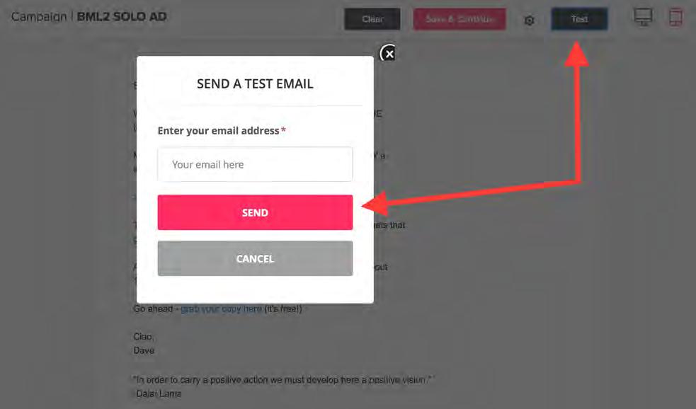 Jimmy Kim Page 10 #3 Always Test Your Email Address and Emails After you have your email address set up, you need to start testing. This may be one of the most important parts!