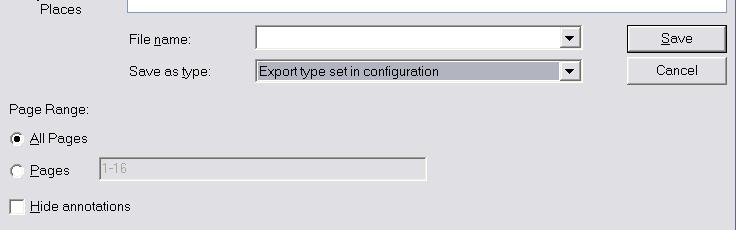 8.4 EXPORTING DOCUMENTS a. Open the document you wish to send b. If you want to send the entire document, click the Print Document button and go to Export.