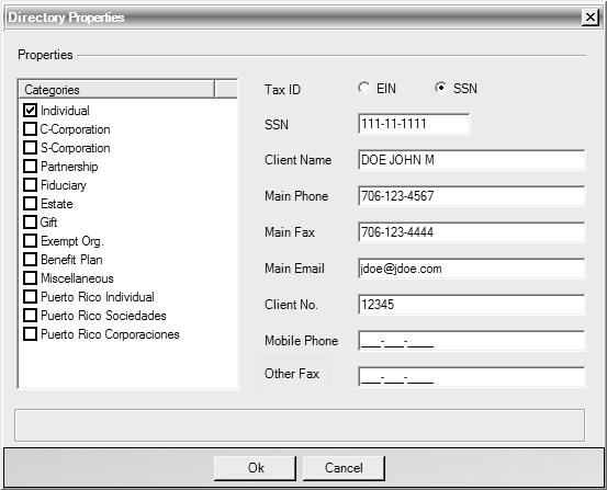 Properties Properties allow you to assign categories, add contact information, etc. To view Properties, click the File menu and select Properties.