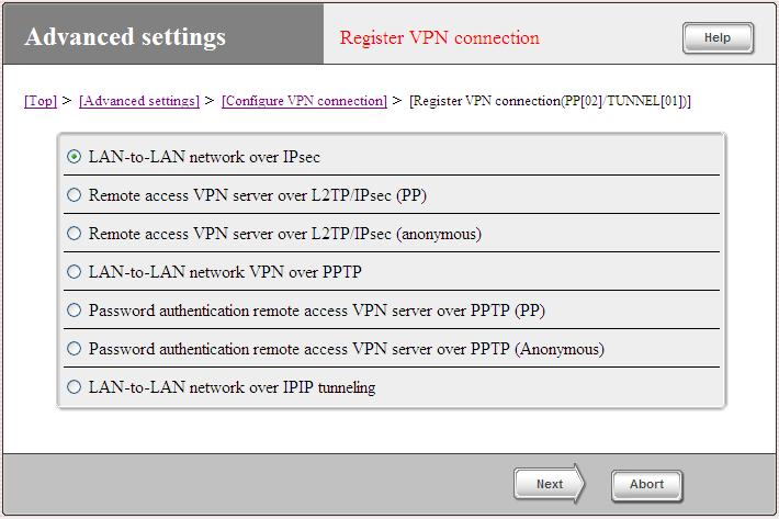 4. IPsec VPN (4) Select LAN-to-LAN