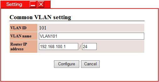 9. VLAN (3) Fill with VLAN interface IP