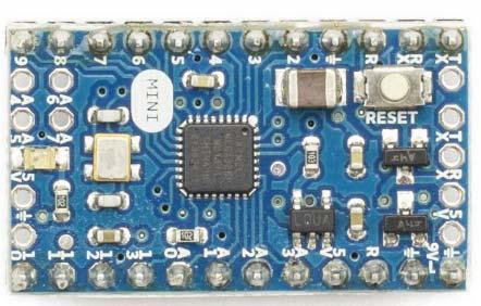 ARDUINO MINI 05 Code: A000087 The Arduino Mini is a very compact version of the Arduino Nano without an on board USB to Serial connection The Arduino Mini 05 is a small microcontroller board