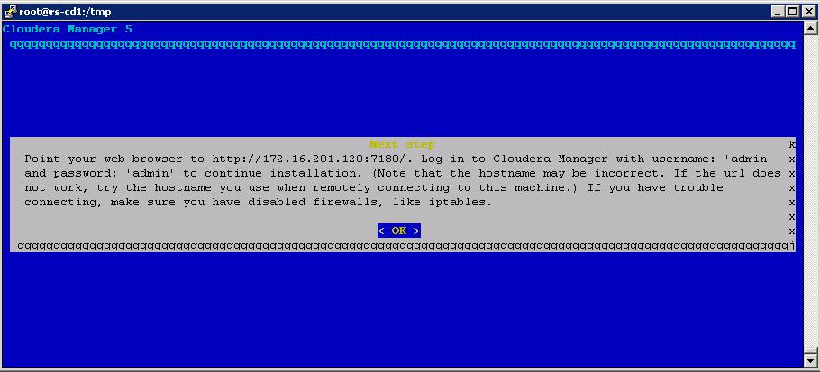 7. After you install the Oracle JDK, the following screen appears.
