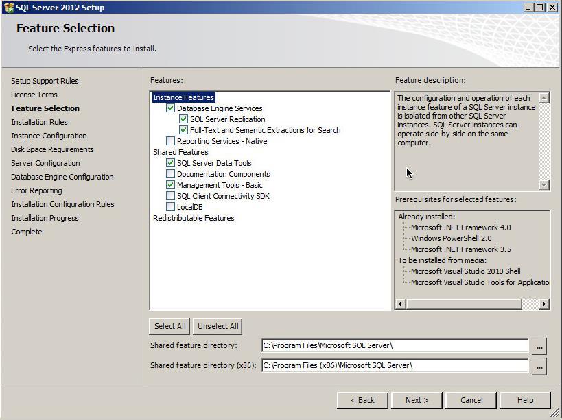 Installation of Acronis Backup Advanced Installing SQL Express 2008 R2 / 2012 (optional) Install Microsoft SQL Express 2008 R2 or Microsoft SQL Express 2012 first on the server.
