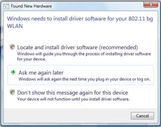 Windows 7 & Vista 9. Now, insert the Adapter into an available USB Port. Insert the Adapter into an available USB Port.