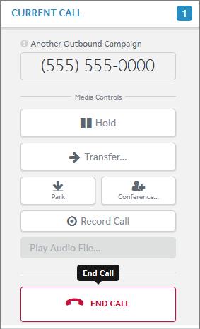 Processing Calls Ending Calls With wrap-up mode: Use this option to complete any call-related work after the call is disconnected.