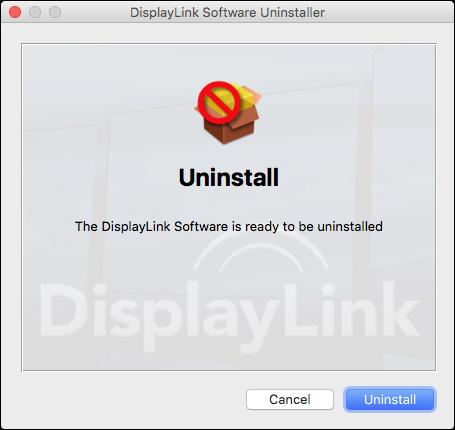 double-click on DisplayLink Software