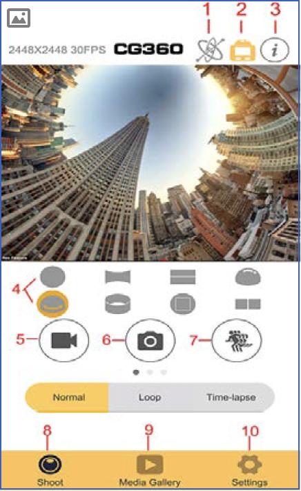 Installation and use of CG360 Application: Smart phone mobile application - Search for "CG360" in Google Play or Apple App Store to download and install CG360 application.