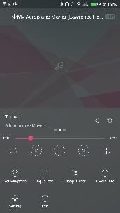 Song Status Track Controls Search Music You may choose to search for music from media folder through