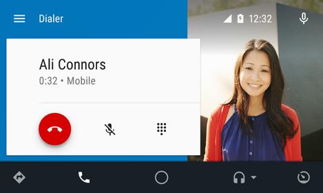 Phone You can make phone calls with voice commands while keeping your hands on the