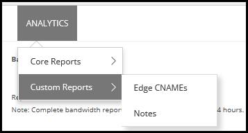 Custom Reports from Verizon 12/6/2017 4 min to read Edit Online IMPORTANT This feature is available with Azure CDN from Verizon products (Standard and Premium).