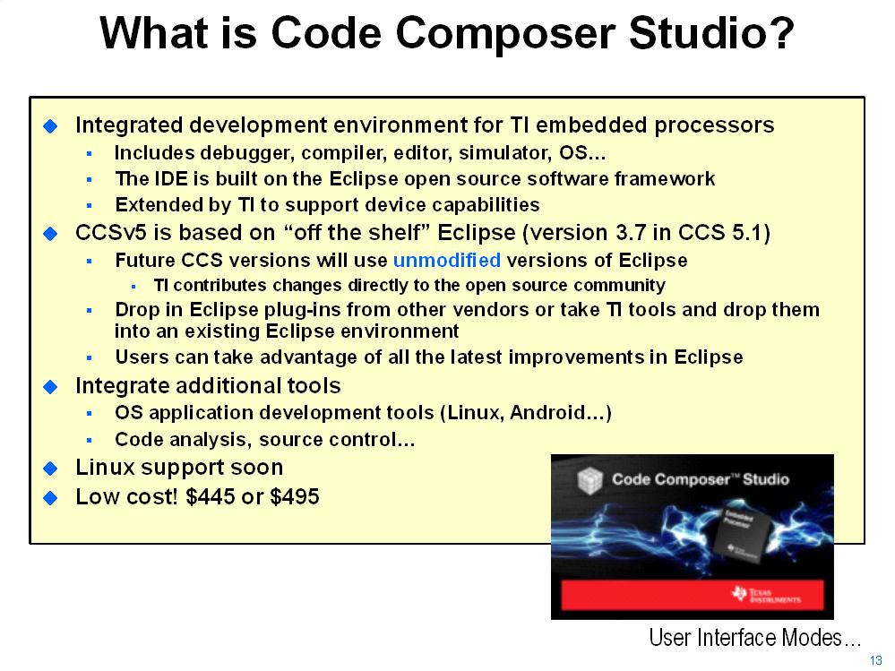 Code Composer Studio Code