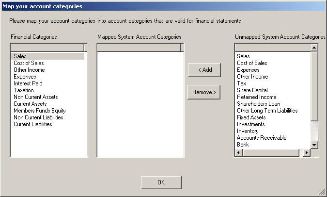 Mapping Tool General Ledger Mapping Tool The first time you run a report, before being able to generate any layouts you need to assign all General Ledger items in the Unmapped System Account