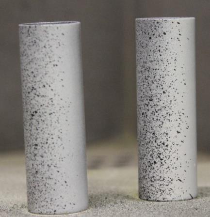 Five samples were tested due to the statistical evaluation. The height of the formed conical part was in accordance with the value of the shift of press slide z = 20 mm.