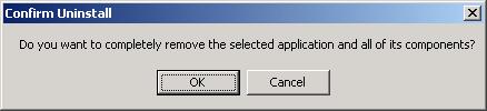 2. Select Remove, and then click the Next button to perform the uninstallation.