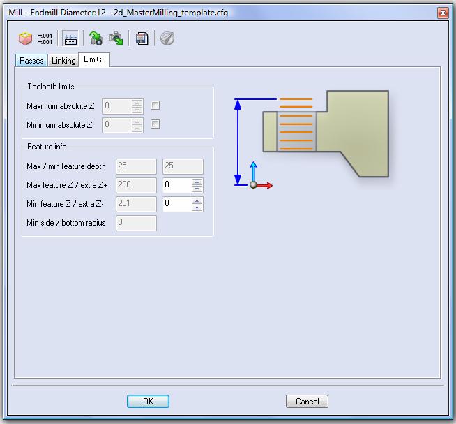 Leadout Method This option will define how the tool will roll off the feature e.g.