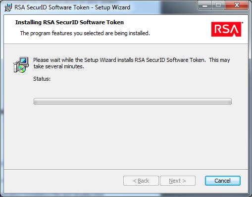 Install the RSA Desktop Application 8. If Windows 7 is your operating system, click Yes to allow RSA to install the application on the PC, if prompted.