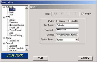 3) Obtain and install PPPoE software CD. In this Network menu, choose PPPOE and enter the User Name, Password provided by your ISP (Internet Service Provider) and Web Port.