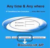 LICENSED SOFTWARE AP 7.6 Operation via IE Browser You can view the images or operate your DVR with IE web browser. Please install the licensed software AP first.