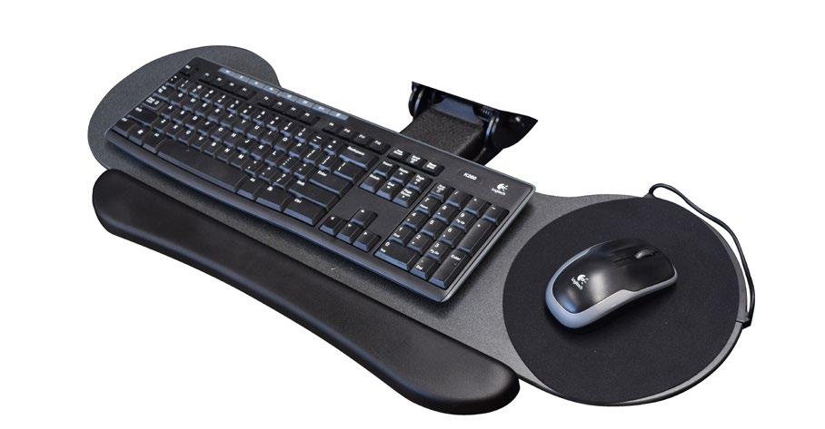 Note: All of our keyboard trays and track mechanisms can be used