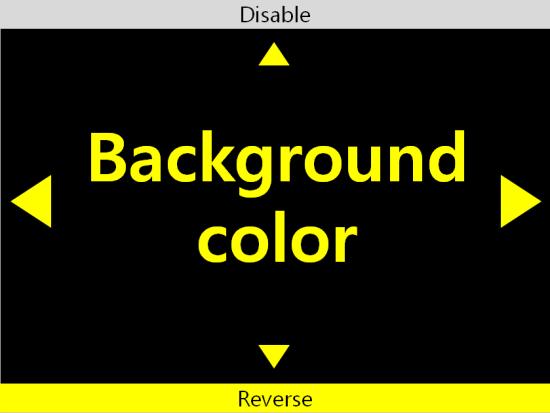 32 P age 4 Select the Background color when you have finished selecting the text color. Use the same method as when setting the letter color.