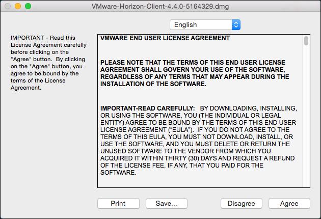 7. An End User License Agreement dialog box is displayed.