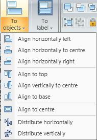 objects. Select from list of alignments.