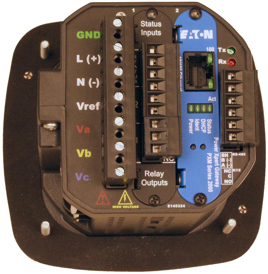 Quick Start Guide IL02601011E PXM 2250 PXM 2260 IQ 250 IQ 260 Power Xpert Meter 2000 Gateway Card Kit Table of Contents Remove the Meter From Service... 2 Disconnect Power Connections, CTs, and Modbus.