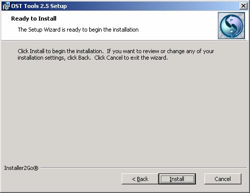 5. Click install to continue with the