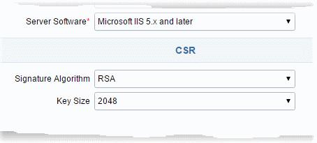 Form Element Provide CSR/Autogenerate CSR and Manage Private Key CSR (required) Get CN from CSR (optional) Type Description Leave these fields blank.