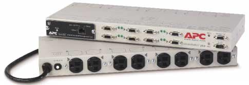 MasterSwitch plus Features and Benefits Remote re-boot of network equipment 8 individually controlled outlets for complete and flexible management of connected equipment WEB, SNMP & telnet control