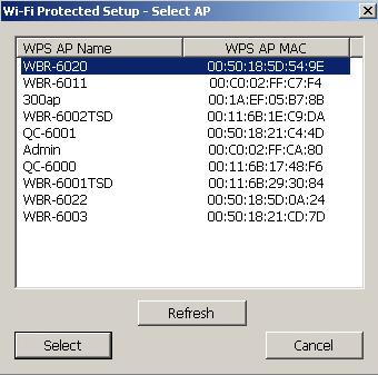 Step 4: Select the desired Router / AP