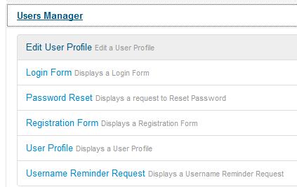 User Menu dan Aksess Permission 1. Mewujudkan user Menu 2. Klik pada Menus Add New Menu 3. Pada skrin Menu Detail, masukan Title sebagai User Menu dan Menu Type sebagai usermenu. 4.
