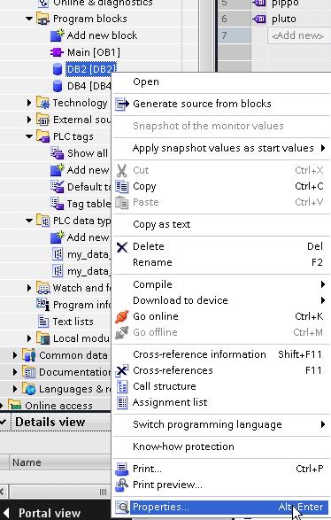 Tag import for TIA Portal Tech-note The Simatic S7 Ethernet tag import filter accepts symbol files with extension.tia and.xlsx exported from TIA Portal programming software. The.tia files refer to DB tags defined under "Program blocks", to import them follow these steps: 1.