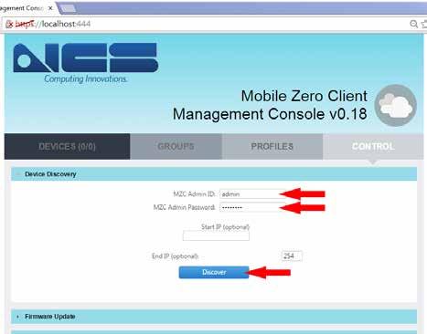 Chapter 2: Getting Started Installing the Cirrus LT Management Console In order to run the Cirrus LT Management Console: Locate, and double click the file Mobile Zero Client Management Console.exe.