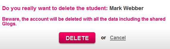 Student will be deleted by clicking the Delete button. 3.6.2.1.