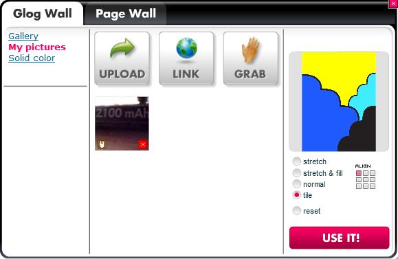 Navigate through numbers located below Glog wall elements, to search pages of Glog wall elements. You can close this tab by clicking on the Red X. 4.1.