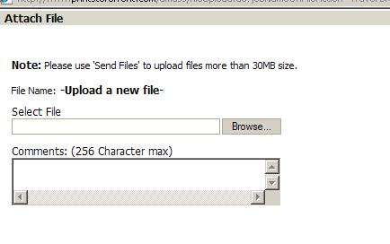 speed type. Then I clicked on Attached File.