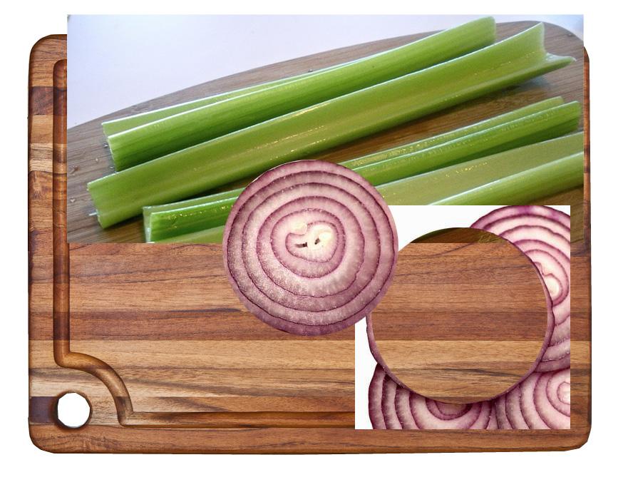 Then double click on the layer where you recently pasted your cut out onion, and rename the layer onion. 3. 4.